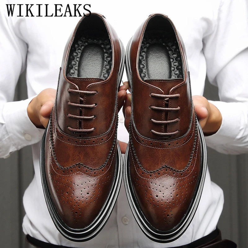 brogue shoes men