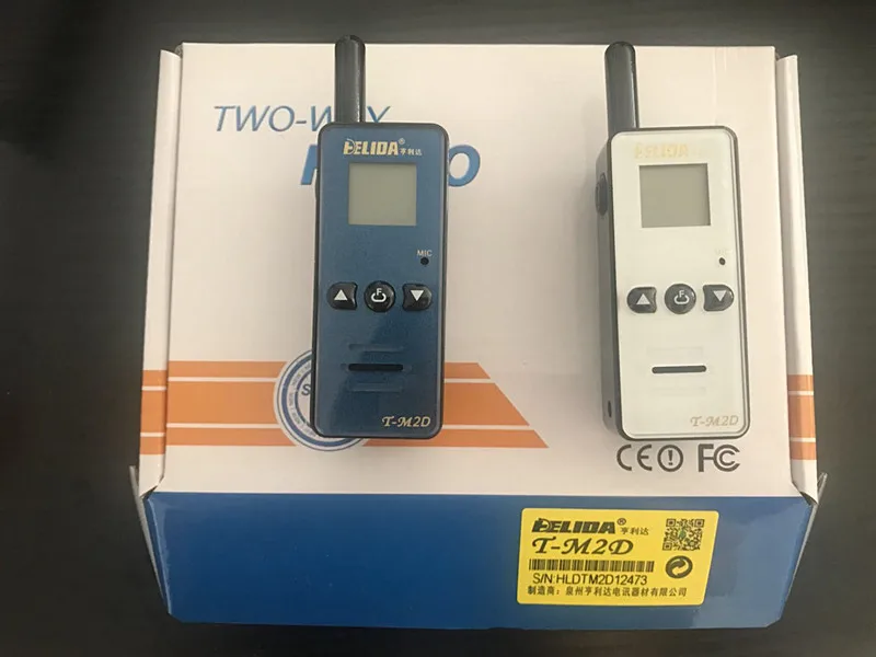 2pcs Mini Walkie talkie 400 480MHZ Handheld Children Two Way Radio T M2D Super Tiny FRS 5