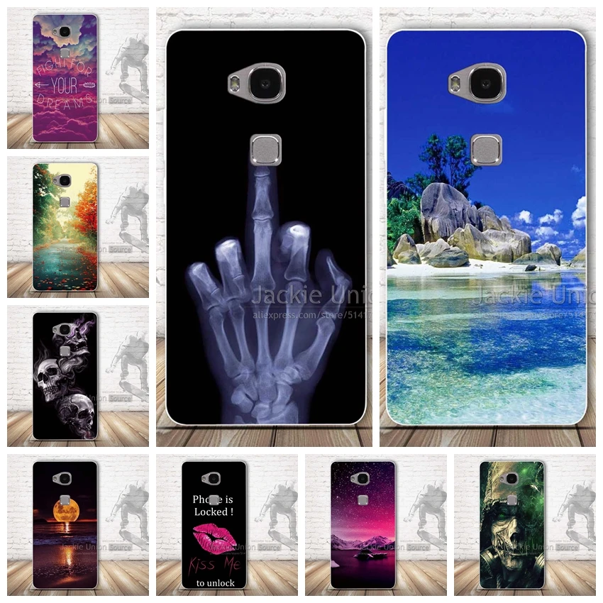 

Case for Funda Huawei Honor 5X Case and Cover Soft TPU Cover for Coque Huawei Honor5 X X5 GR5 GR5W Mobile Phone Cases Silicon