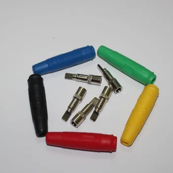 

Pure Copper 4mm Banana Inline Socket Connection Compatible with HIRSCHMANN KUN30 (12pcs)