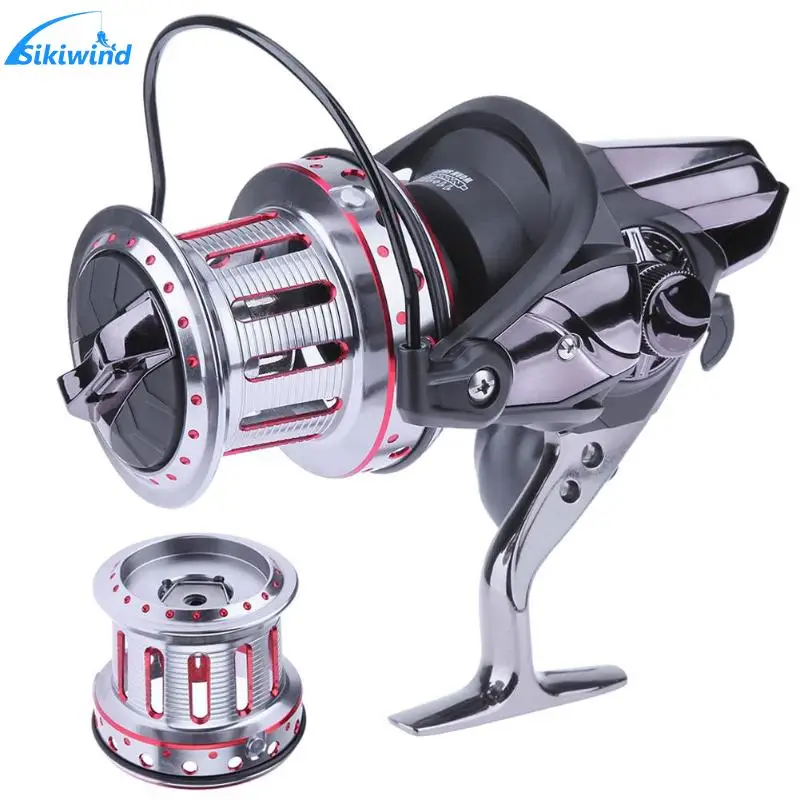 

11+1BB 4.7:1 Surf Casting Fishing Reel Useful Spinning Reel Spare Metal Spool Feeder Fishing Reels Tackles Tools Accessories