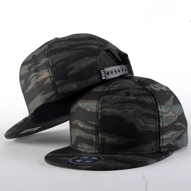 Новая камуфляжная кепка Snapbacks в стиле хип-хоп 6 панельная повседневная армейская
