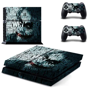 

DC Joker PS4 Skin Sticker Decal for Sony PlayStation 4 Console and 2 controller skins PS4 Stickers Vinyl Accessory