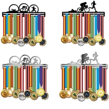 Медаль держатель медаль для триатлона Дисплей Вешалка бег медаль держатель держать 30~ 40 медали