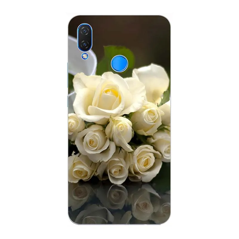 Мягкий чехол для телефона Tecno Camon 11 Pro Camon11 6," чехол с принтом на заднюю панель Модный чехол с рисунком розы HD Fundas Para - Цвет: A72