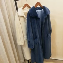 2018 New Style High-end Fashion Women Faux Fur Coat S38