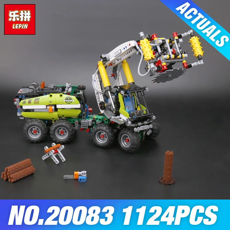 

Lepin 20083 Technic set 42080 Forest Harvester DIY Model Building Blocks Self-Locking Bricks Toys for Children Funny Boy's Gifts