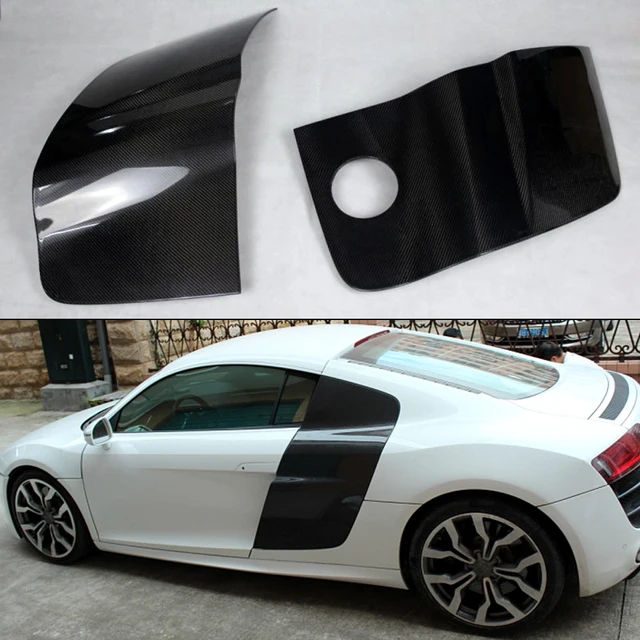 R8 Carbon Fiber Car Rear Door Body Kit Fender Cover Trim For Audi R8 Carbon Fiber Car Rear Door Body Kit Fender Cover Trim For Audi 2007