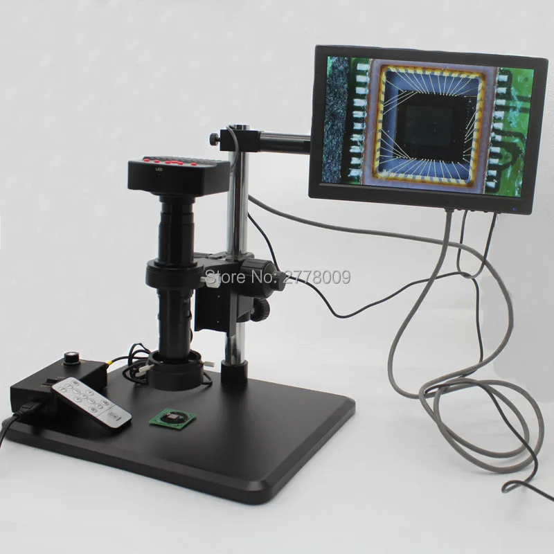 16MP 1080P HDMI USB Industrial Digital Microscope Camera 200X C mount