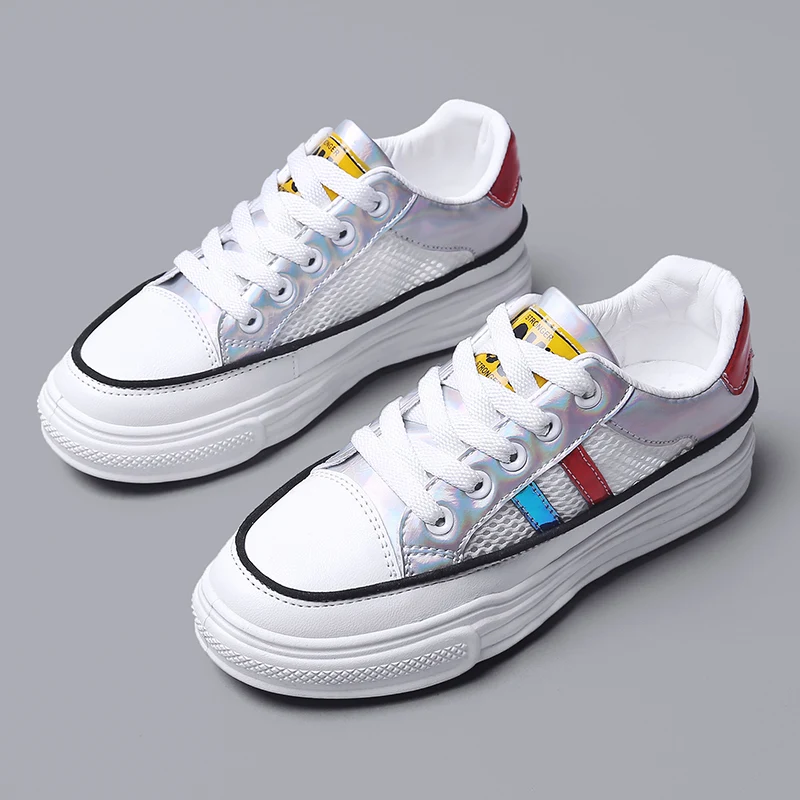 

Women Vulcanized Shoes Women Sneakers 2019 Ladies Casual Shoes Breathable Ladies Walking Flat Student zapatos de mujer