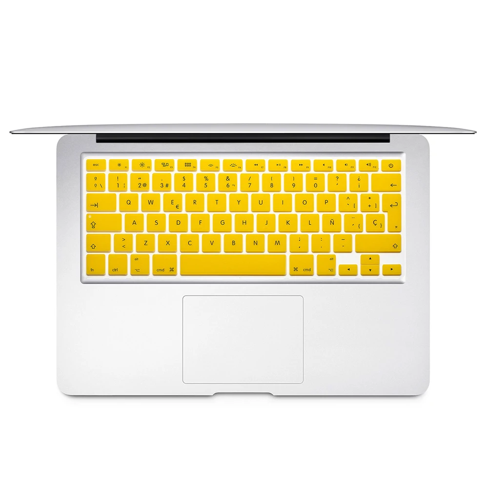 Испанская Чили ЕС Клавиатура Защитная крышка для Mac Book Air13 pro15 retina A1466 A1502 A1398 A1278 кожи красочная клавиатура пленка