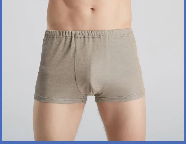 Men's electromagnetic radiation shielding Boxer shorts,for  who are in contact with computers, printers, radar and wireless test