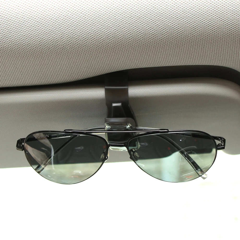 Автомобильный козырек очки солнцезащитные очки билетный зажим держатель для mitsubishi colt skoda rapid renault sandero citroen c5 honda civic bmw e70
