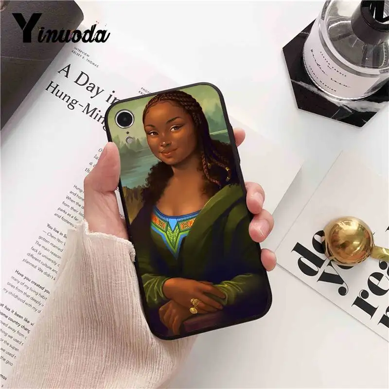 Colorful art african girl