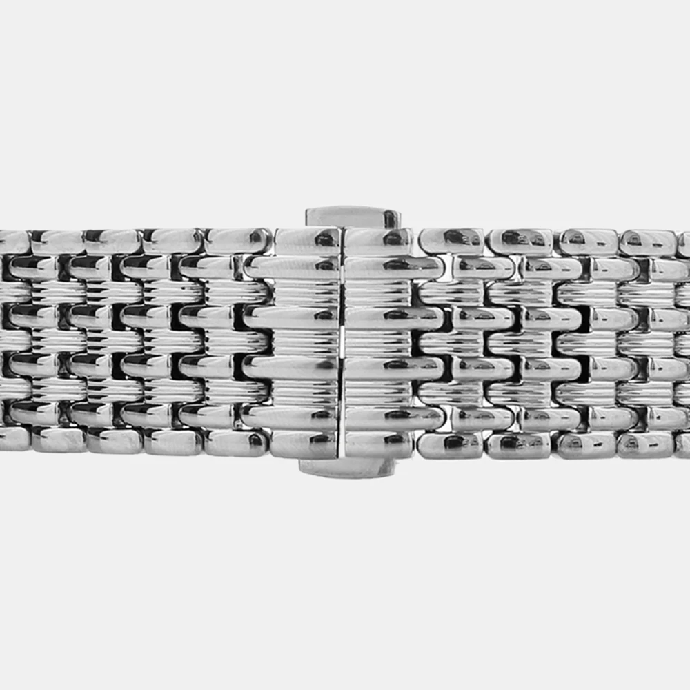 

New Arrival 18/20/22mm Silver Color Stainless Steel Watch Strap With 2 Spring Bars Comfortable To Wear For Smart Watches