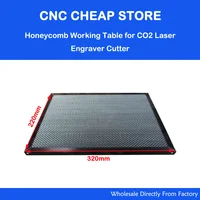 Лазерный запрос деталей сотовой рабочий стол для CO2 машина для лазерной гравировки и резки Shenhui SH K40 штамп гравер 320x220 мм - изображение