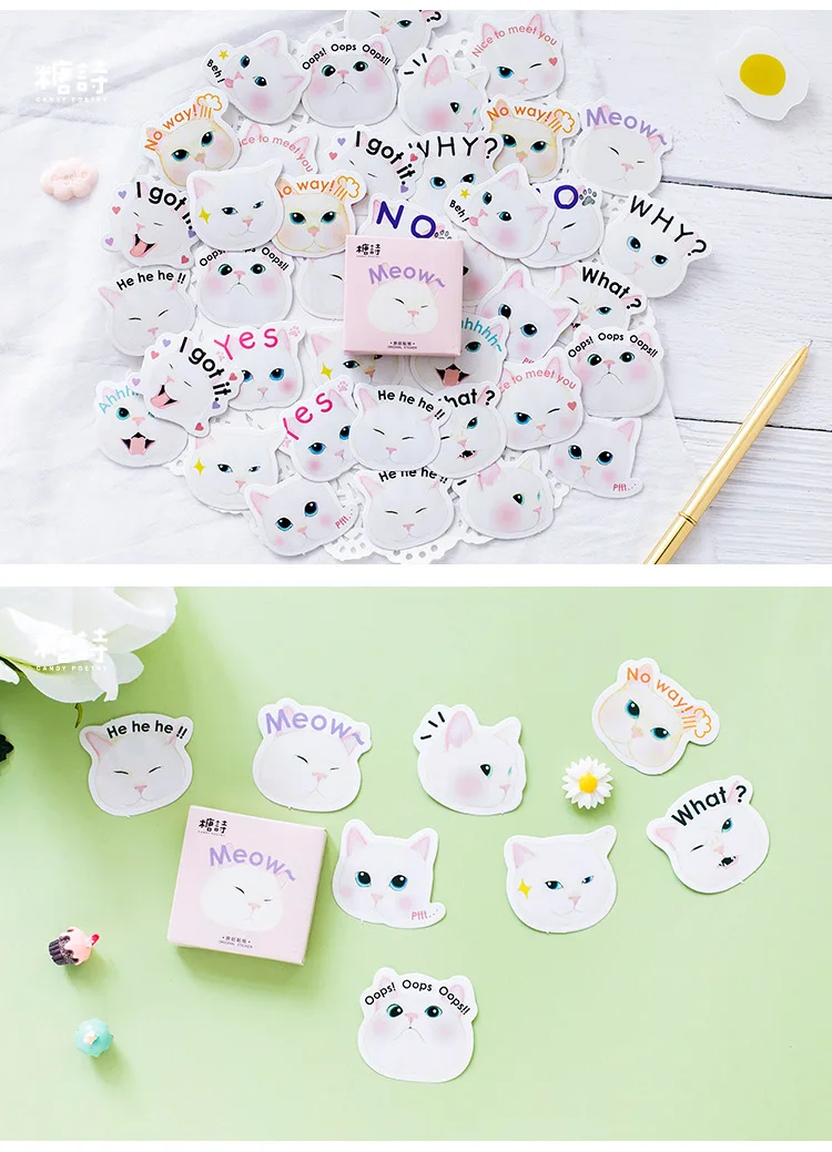 1PCS Cartoon Seal of Seal Memo Pad Bookmarks Creative Sticky Notes Posted Planner Stationery School Supplies Stationery