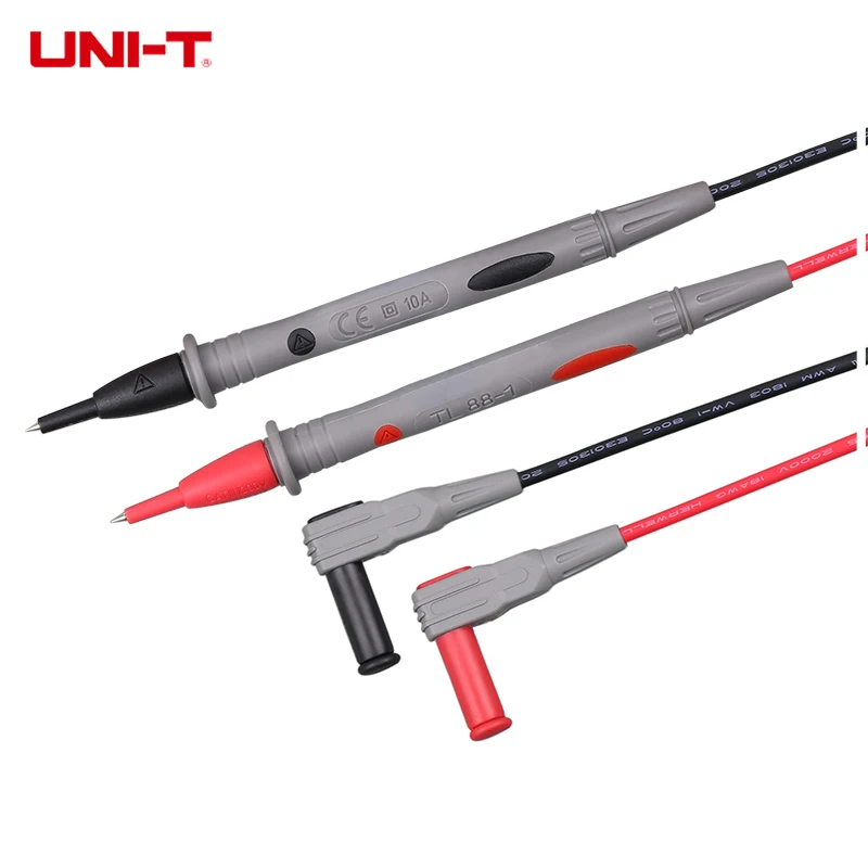 

UNI-T UTL-28 Probes and Test Leads double insulated wire removable tip shield sleeve lantern type input terminal For UT171 181
