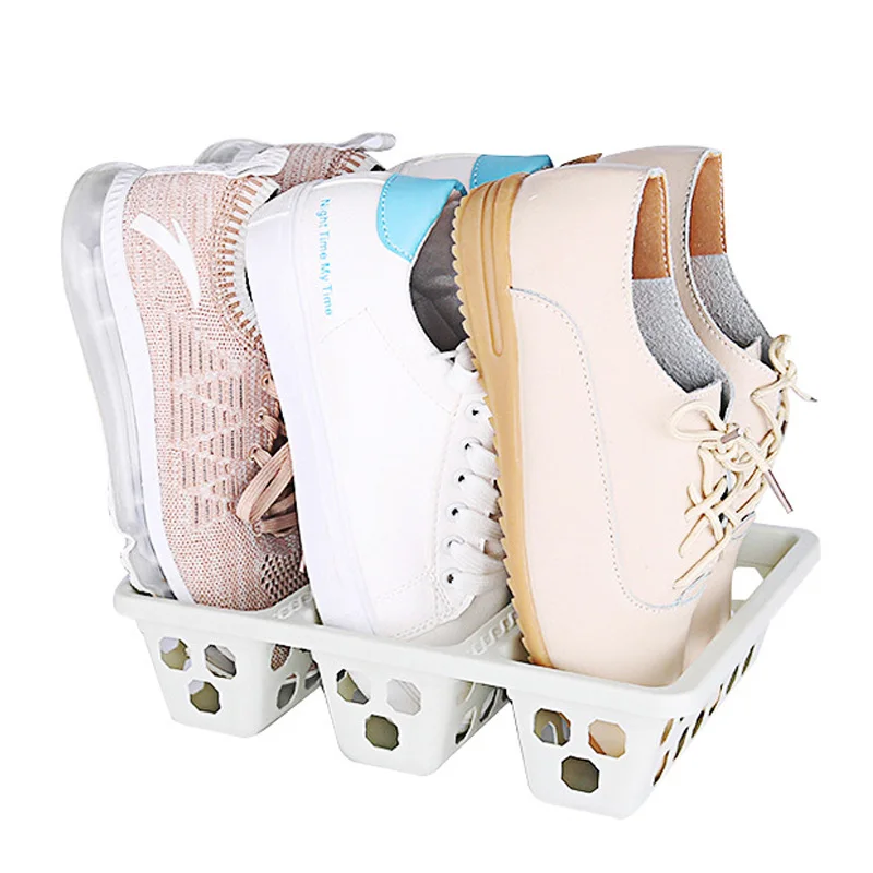 

Creative Plastic Shoe Storage Rack Multi-Function Modern Home Bathroom Bedroom Portable Sundries Storage Box Storage Shoe Hanger