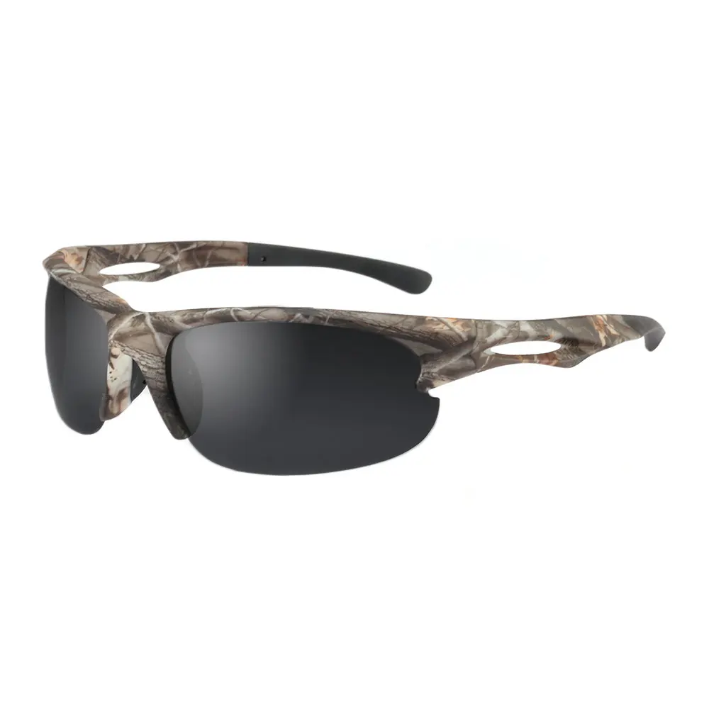 OUTSUN поляризационные солнцезащитные очки для мужчин и женщин UV400 линзы Tr90 камуфляжная оправа для рыбалки спортивные очки вождения - Цвет линз: camo gray