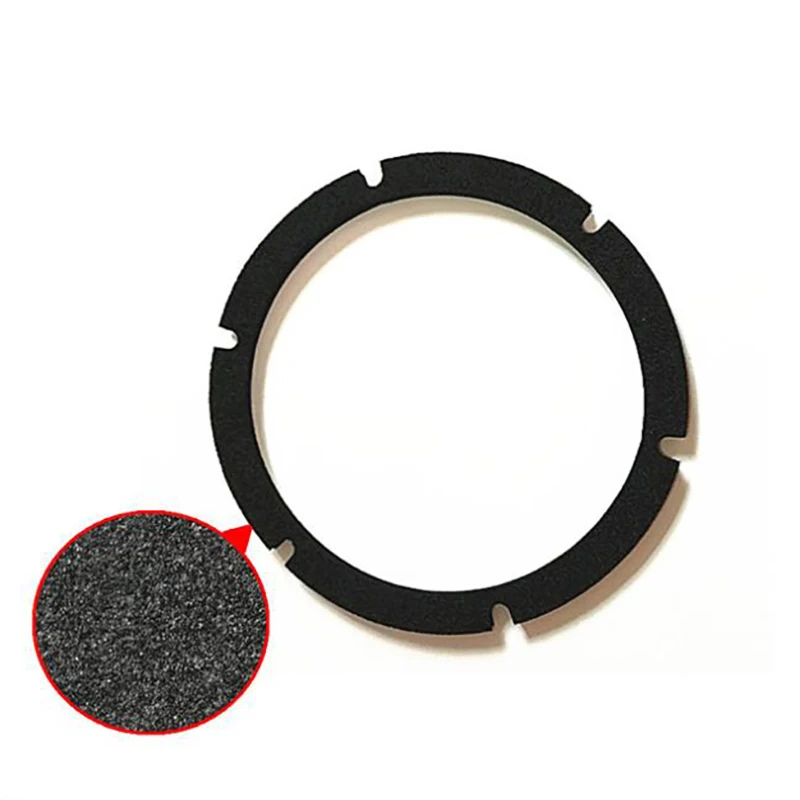 

2pcs 6.5 Inch Car Speaker Ring Improve Sound Quality Sponge Pad Door Sound Insulation Cotton Audio Self Adhesive Shockproof