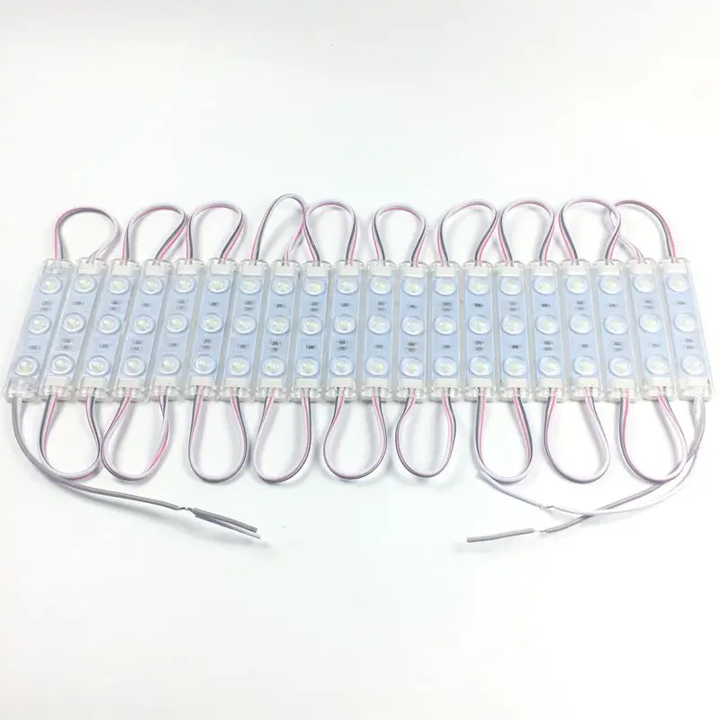 20pcs/lot Led Module Light DC12V IP65 Waterproof 3030 3leds injection Module 1.5W For Advertising Design Light Led Backlight 20pcs/lot Led Module Light DC12V IP65 Waterproof 3030 3leds injection Module 1.5W For Advertising Design Light Led Backlight