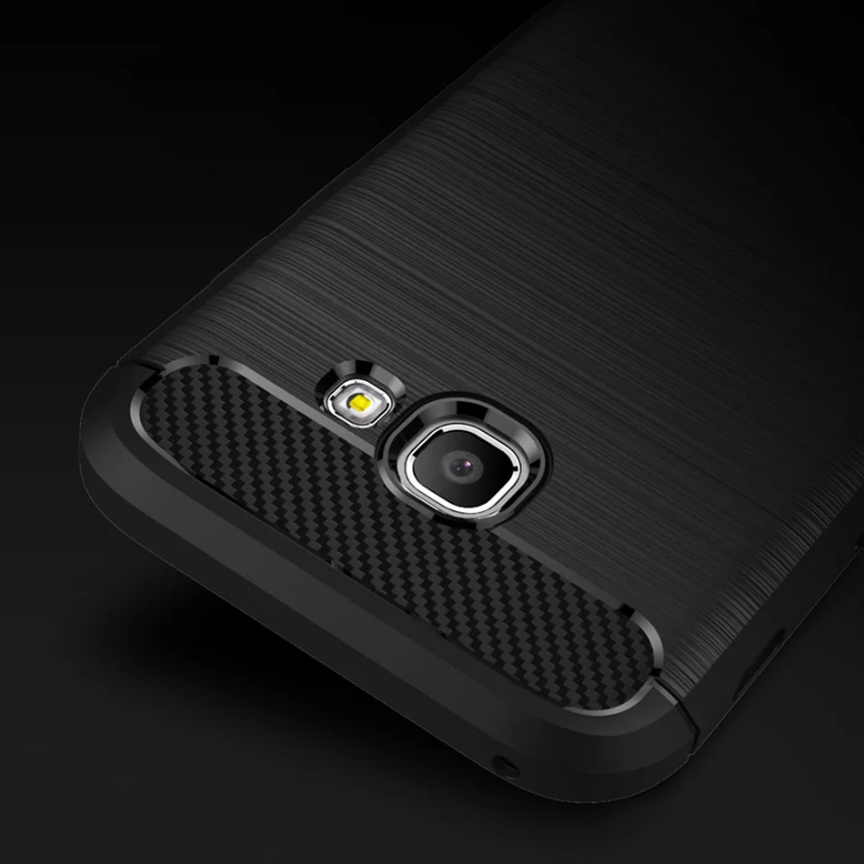 Anyrow Soft TPU Silicone case bumper for Samsung Galaxy A5 2017 cases Carbon Fiber Brushed cover A520 bag |