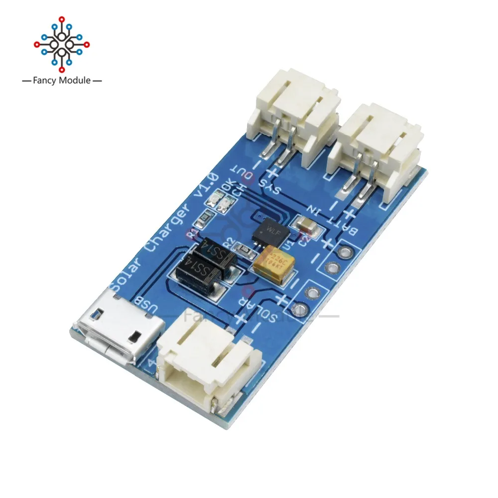 

Mini Solar Lipo Charger Board CN3065 Lithium Battery Charge Chip DIY Outdoor Application Kit Charging Board Module