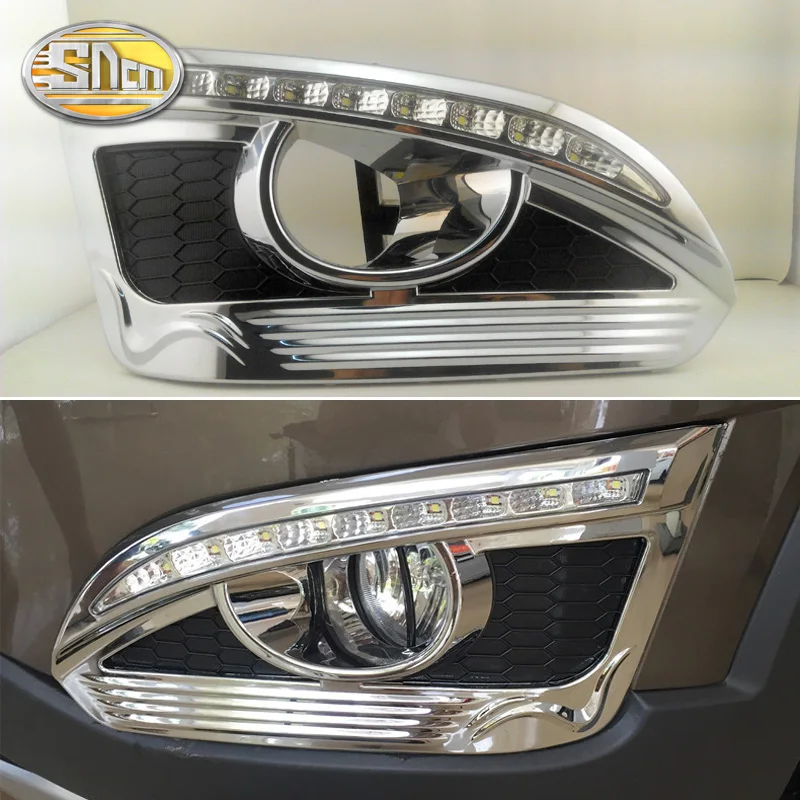 

SNCN 2PCS LED Daytime Running Light For Chevrolet Captiva 2014 - 2016 Car Accessories Waterproof ABS 12V DRL Fog Lamp Decoration