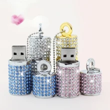 Оригинальная емкость 8 ГБ 16 ГБ 32 ГБ 64 ГБ флеш-накопитель Mini USB 512 ГБ 1 ТБ 2 ТБ Флешка 3,0 диск на ключе USB ювелирные украшения-Заколки Подарок