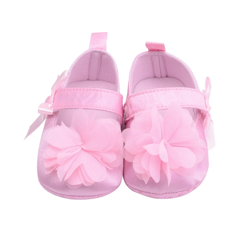 Новейшая модель; милая детская обувь с большим цветком; мягкая подошва для детей девочек малышей; обувь для новорожденных; мокасины для малышей