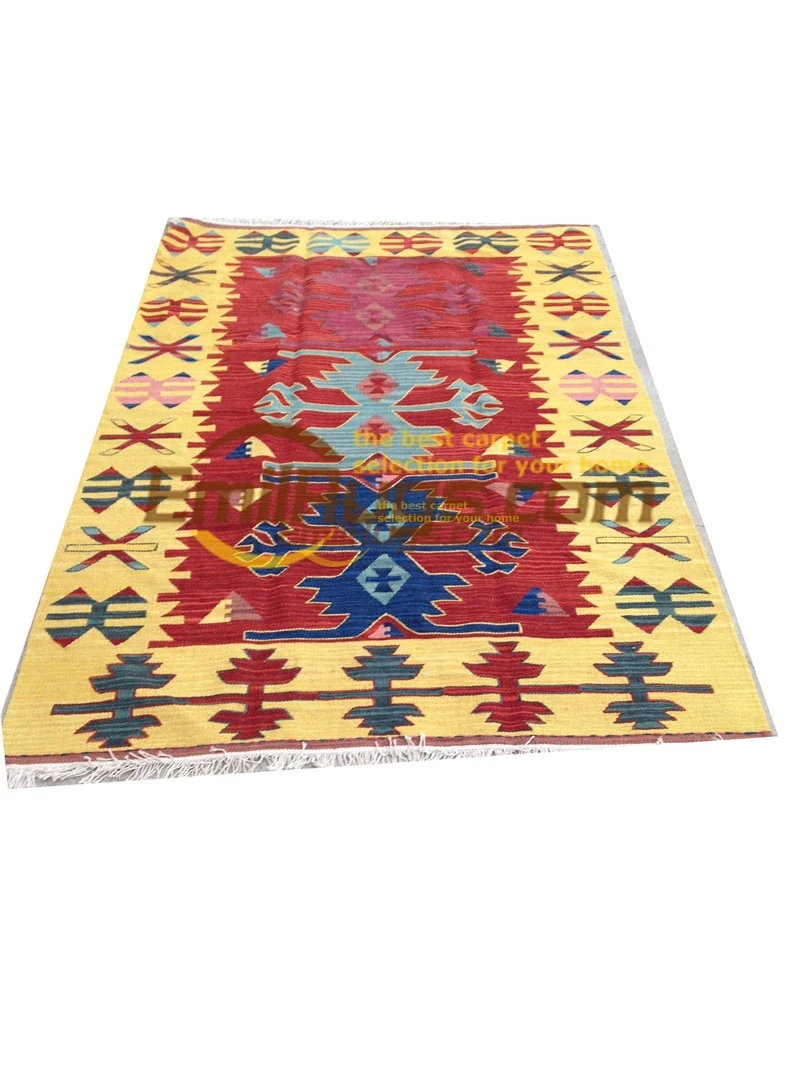 Тканевый ковер ручной работы, ковер для спальни, Прямоугольный Коврик, ковер, богемная Натуральная Овечья шерсть