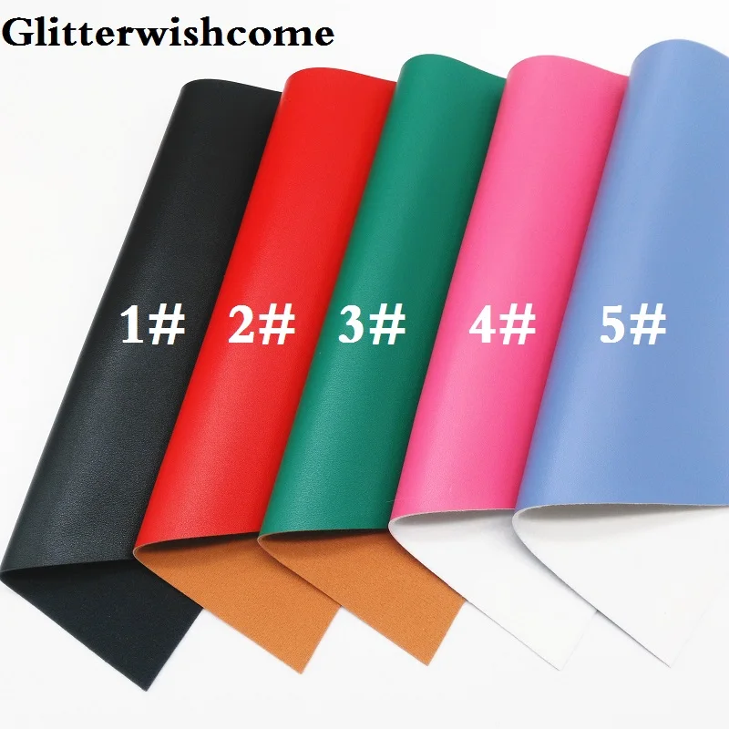 Glitterwishcome 21X29 см A4 Размеры виниловые обои для банты из искусственной кожи, синтетическая кожа, Искусственная кожа листы для банты, GM091A