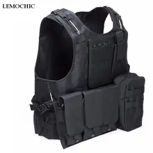 Lemochictactical военная игра Пейнтбол оборудование армии ОХОТА MOLLE, для страйкболла военный жилет открытый бронежилет патруль SWAT жилет