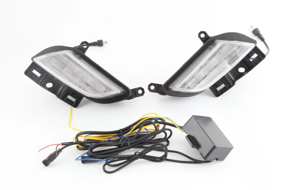 Osmrk led drl daytime running light for toyota yaris L 2017, with