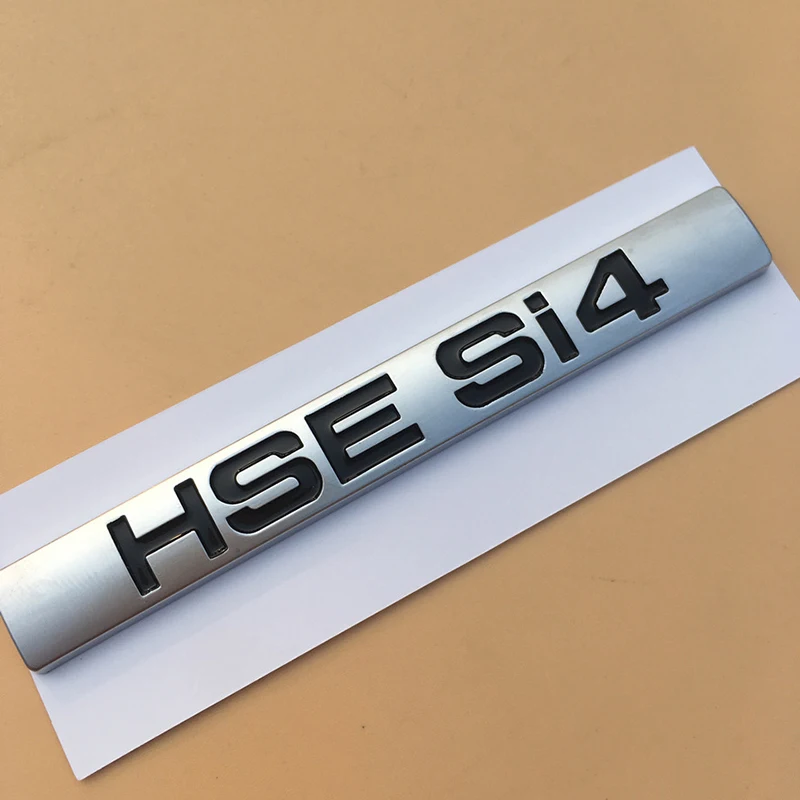 Спортивная Эмблема Для Land Range Rover SV, автобиография, открытость, ВШЭ, роскошный SCV6, SDV6, SDV8, Si4, значок, автомобильный Стайлинг, наклейка на багажник - Color: HSE Si4