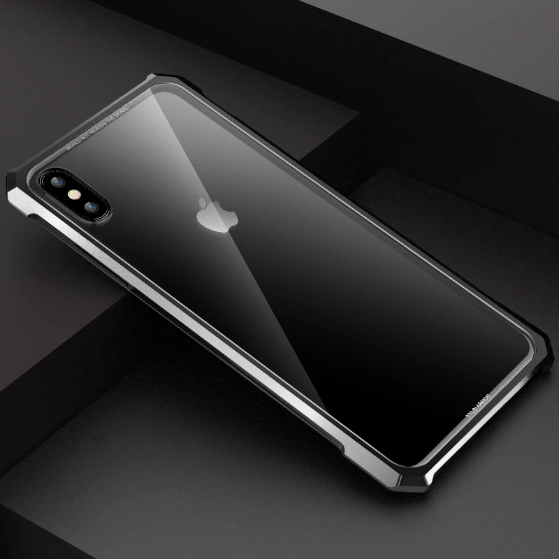 Aluminum Metal Bumper For iPhone XS Max XR Case Slim Shockproof Phone