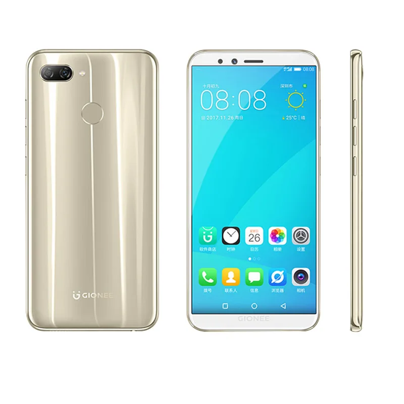 Gionee F6 Смартфон с 5 7 дюймовым дисплеем восьмиядерным процессором Snapdragon 8937 ОЗУ 3 ГБ