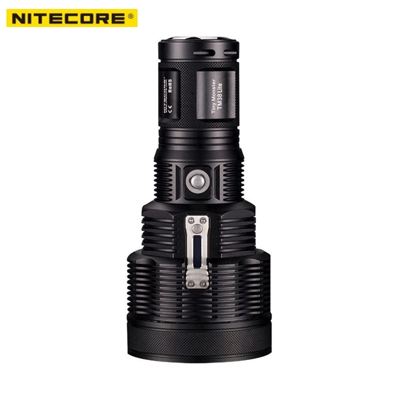 

NITECORE TM38 Lite LCD Rechargeable Flashlight 1800 Lumen CREE XHP35 HI D4 LED Outdoor Torch Search light