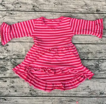 

wholesale top fashion girl t shirt Baby Girl pearl autumn Boutique Girls Tunic long sleeve high low top