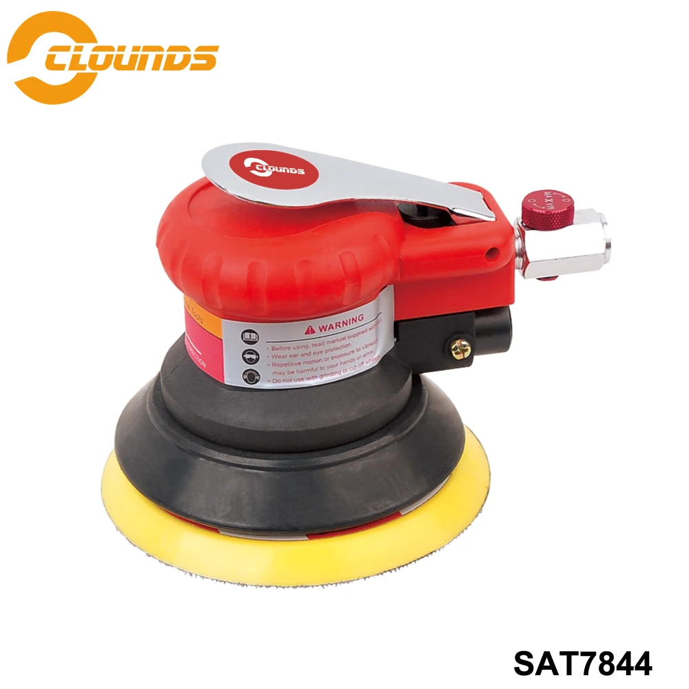 

SAT7844 Classical Type 5" orbital Sander Pneumatic Sander Grinder Power Polishing Tools