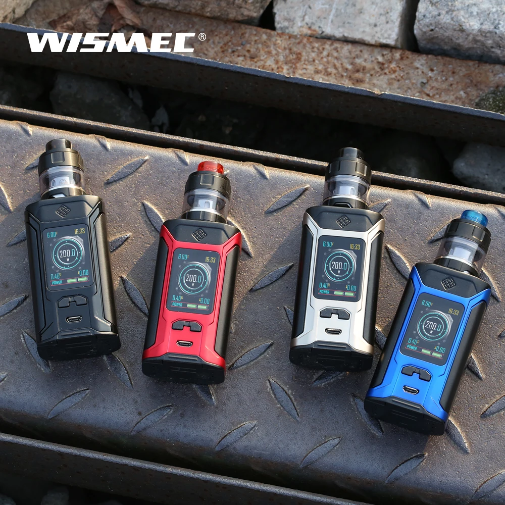 США склад оригинальный Wismec SINUOUS RAVAGE230 с GNOME Evo Kit 4 мл RAVAGE 230 Вт вейп комплект