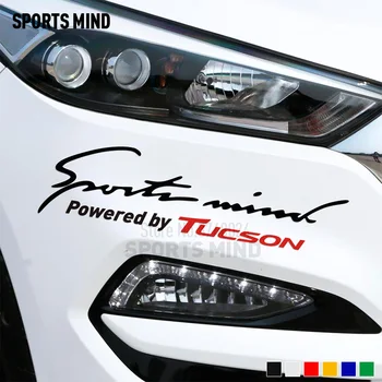 

2 Pieces Customizable Sports Car Covers Automobiles Car Sticker Decal Car Styling For Hyundai Tucson Sticker For Car Accessories