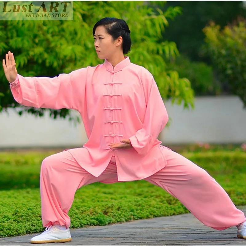 Новая Китайская традиционная элегантная повседневная одежда tai chi шелковая белая форма tai chi модная женская одежда tai chi AA032