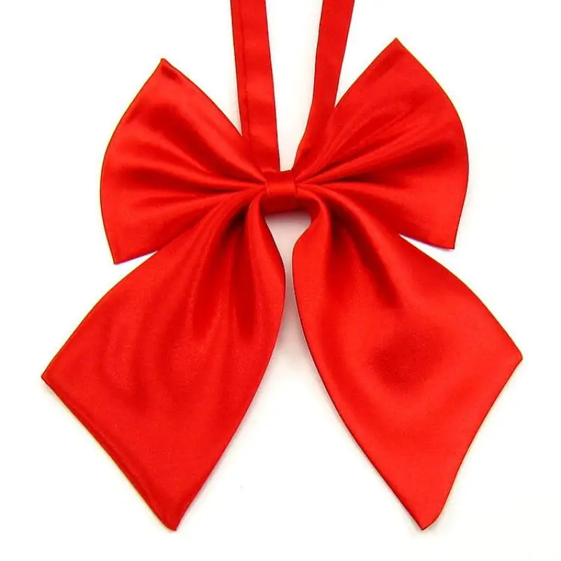 Fashion Ribbon Party Tie Flower Unisex Students Campus Solid Color Bow Tie