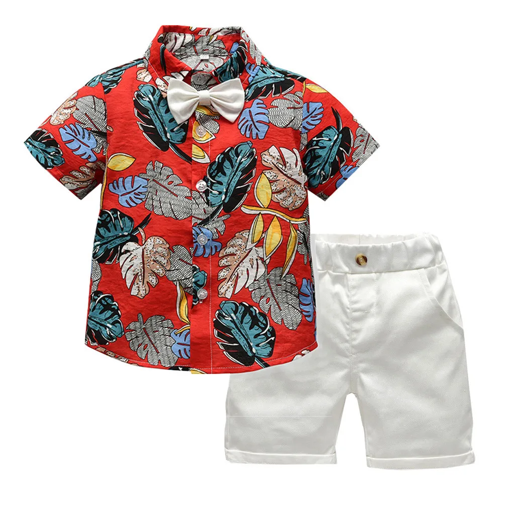 SAGACE комплекты для детей Детская одежда купальный костюм, детская одежда летние комплекты Одежда для мальчиков галстук-бабочка, костюм джентльмена с листьями, May9
