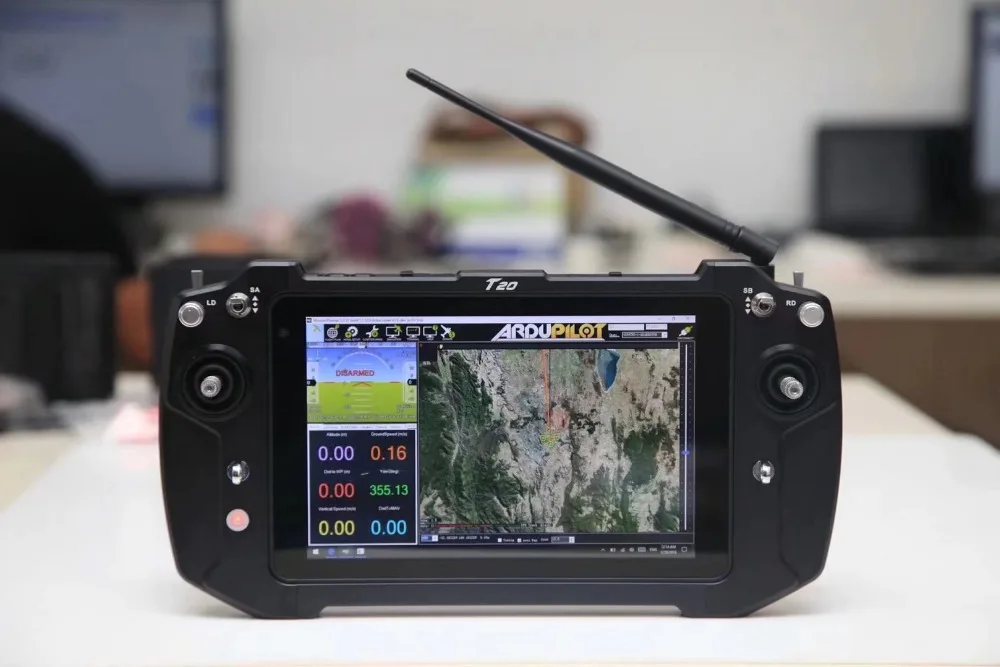 

T20 All-in-one Handheld Ground Station 8 inch IPS Built-in Windows 10 / ArduPilot Software It is a water, sun & shock resistant