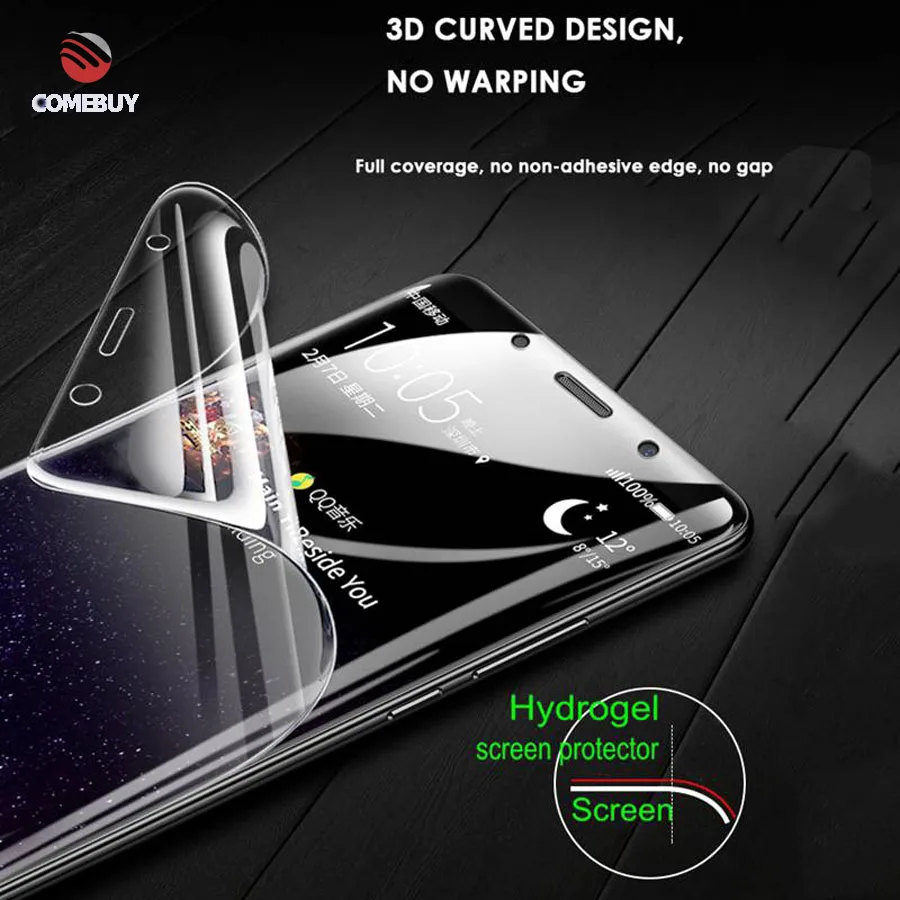 COMEBUY Soft Hydrogel Film For Nokia 6 7 8 Plus Full Protective 2018 Screen Protector | Мобильные телефоны и аксессуары