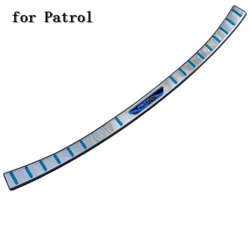 Автомобильные аксессуары, защита заднего бампера из нержавеющей стали, Накладка на порог багажника протектора для Nissan Patrol Y62 2012-, автомобильный Стайлинг