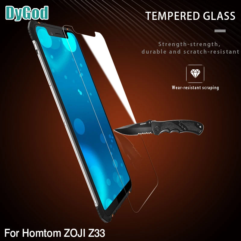 

For Homtom ZOJI Z33 Tempered Glass Film Screen Protector Mobile Accessories For Homtom ZOJI Z33 Anti-shatter Film Replacement